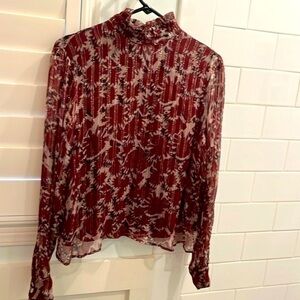 WARM brand festive blouse with shimmer